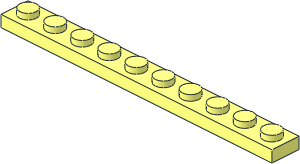 Plate  1 x 10