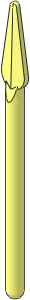 Minifig Spear with Round End