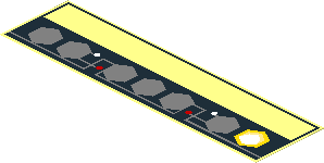 Sticker  1.6 x  6.0 with Hexagonal Controls