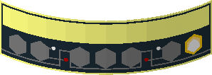 Sticker  1.6 x  6.0 with Hexagonal Controls (Formed)