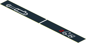 Sticker  0.75 x  7.5 with Pneumatic Cylinder and Truck Diagram