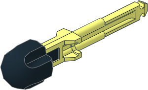 Technic Competition Arrow with Solid Shaft and Cross Shaped Rubber Black Tip