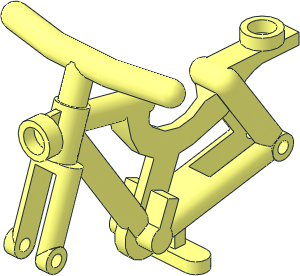 Minifig Bicycle Frame
