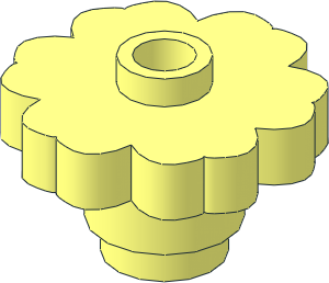 Plant Flower  2 x  2 with Hollow Stud