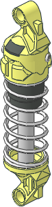 Technic Shock Absorber 11L/9L (in Extended Position, not Pre-Tensioned)