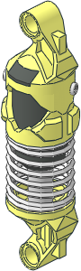 Technic Shock Absorber 11L/9L (in Compressed Position, Pre-Tensioned)