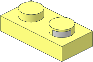 Electric Plate  1 x  2 with Contacts