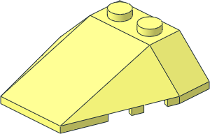 Wedge  4 x  4 Triple with Stud Notches