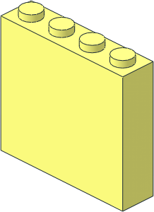 Brick  1 x  4 x  3
