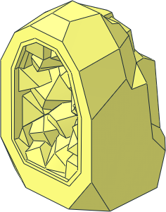 Rock  1 x  1 Geode