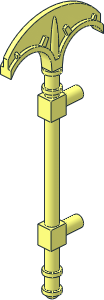Minifig Weapon Staff Onewa