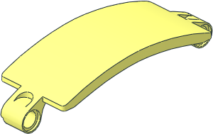 Technic Panel  3 x  9 x  2 Curved