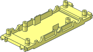 ~Electric Power Functions Train Motor - Bottom