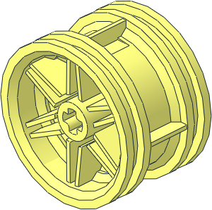 Wheel Rim 20 x 30 with  6 Dual Spokes and External Ribs
