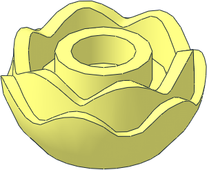 Plate  1 x  1 with 12 Petals