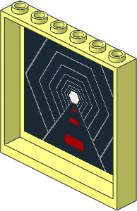 Panel  1 x  6 x  5 with SW Death Star Corridor Sticker
