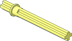 Technic Axle  5.5 with Stop Type 2