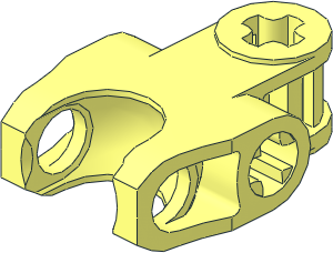 Constraction Connector  3 x  2 with Single Angled Ball Socket