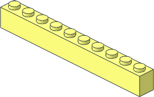 Brick  1 x 10
