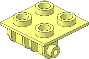 Hinge  2 x  2 Top