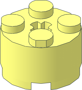 Brick  2 x  2 Round Reinforced