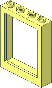 Window  1 x  4 x  4