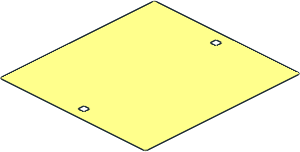Sheet Plastic 24 x 25 Rectangle
