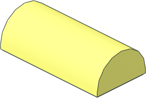 Brick  2 x  4 with Curved Top and Groove