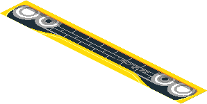 Sticker  0.9 x  5.9 with Dodge SRT Front Grille