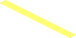 Sticker  0.4 x  4.5 with A-pillar in Bright Light Yellow