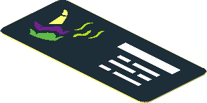 Sticker  0.8 x  1.8 with Amorphophallus Titanium Sign