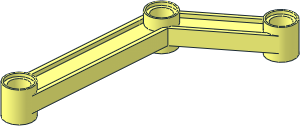 Technic Link  4 x  6 Bent 53.13