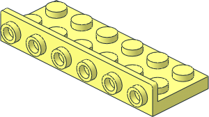 Bracket  2 x  6 -  1 x  6 Up with Rounded Corners