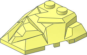 Wedge  4 x  4 Fractured Polygon Top