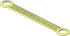 Strap  2 x 16 with End Rings (Formed Straight)