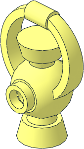 Minifig Lantern Spherical with Large Round Handle