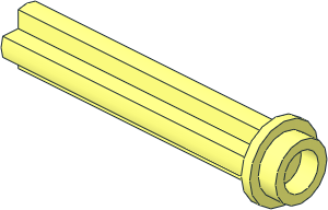 Technic Axle  3 with Stud