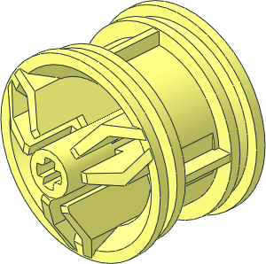Wheel Rim 30 x 20 with  3 Dual Angled Spokes and  4L Hub