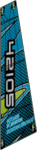 Sail 13 x 42 Trapezoid with Technic Catamaran Pattern