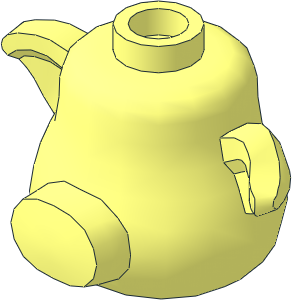 Minifig Head Pig