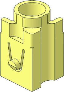 ~Scala Support Connector with Hole and Extended Connector