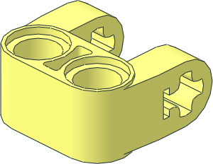 Technic Cross Block  2 x  2 Split Reinforced (Axle/Twin Pin)