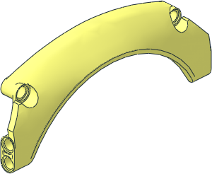 Technic Panel 13 x  2 x  5 Mudguard Arched with Rounded Top