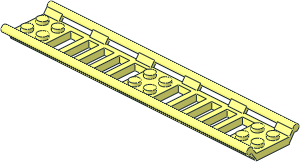 Ladder  2.5 x 16 with Three  2 x  2 Studs