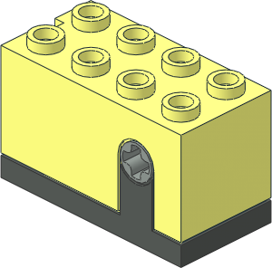Electric Brick  2 x  4 x  1.667 Sensor Rotation