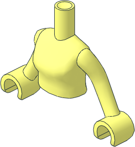Figure Friends Woman Torso Dual Mould with Arms
