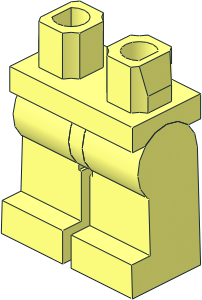Minifig Hips and Legs (Standing)