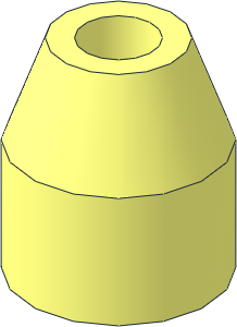 Hose Flexible End  1 x  1 x  0.667 without Tabs