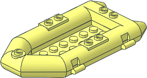Boat Inflatable 12 x  6 x  1.333 (Complete)