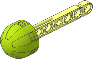 Technic Competition Arrow with Rubber Lime Tip